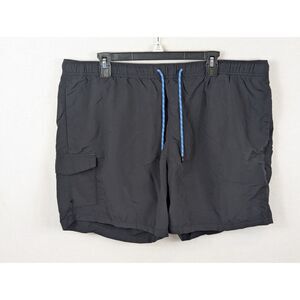 Tommy Bahama Relax Cargo Pocket Bathing Suit Black Men's Size 1XB